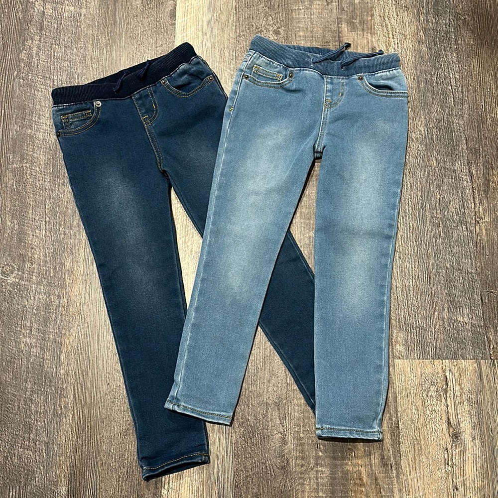 Set of 2 Cat & Jack Fleece Lined Jeans - 5